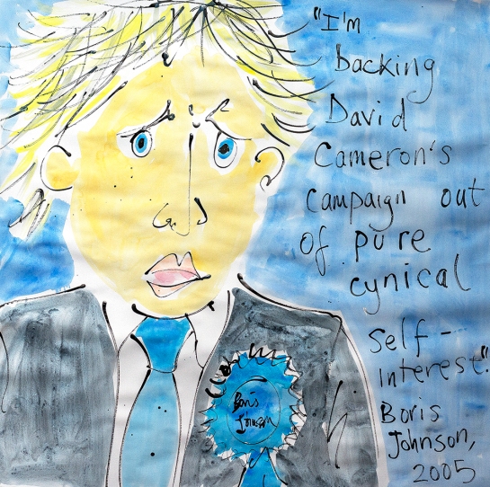 Boris Johnson on backing David Cameron's campaign (by Jazamin Sinclair)